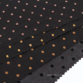 Telas al por Mayor Textiles Mini Dots Diseño Tissu Flock Stretch Mesh Mesh Spandex Nylon Tule Tule